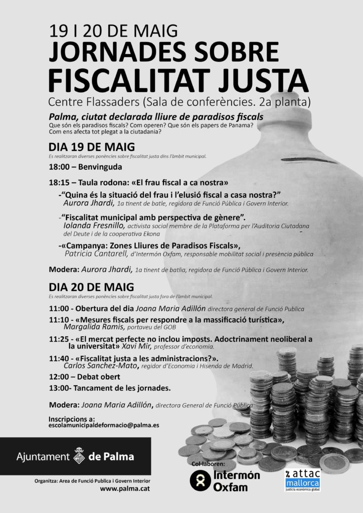 Conferencia de Xavier Mir, director de la academia universitaria Foligade en Palma de Mallorca